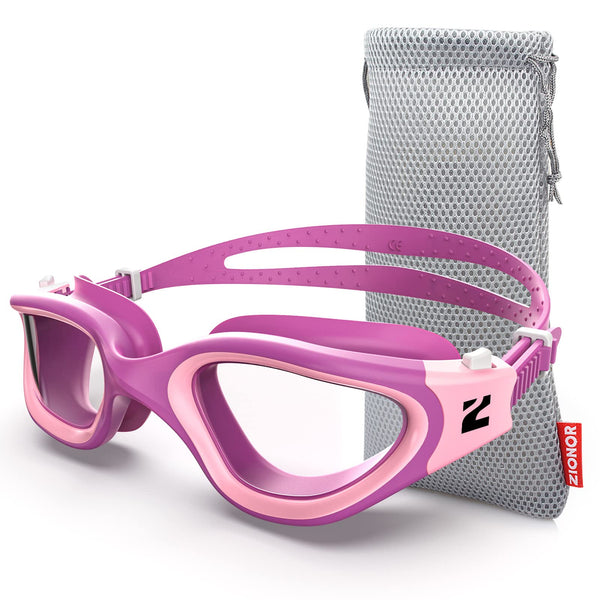 ZIONOR Swim Goggles, G1 SE Swimming Goggles Anti-Fog for Adult Men Women