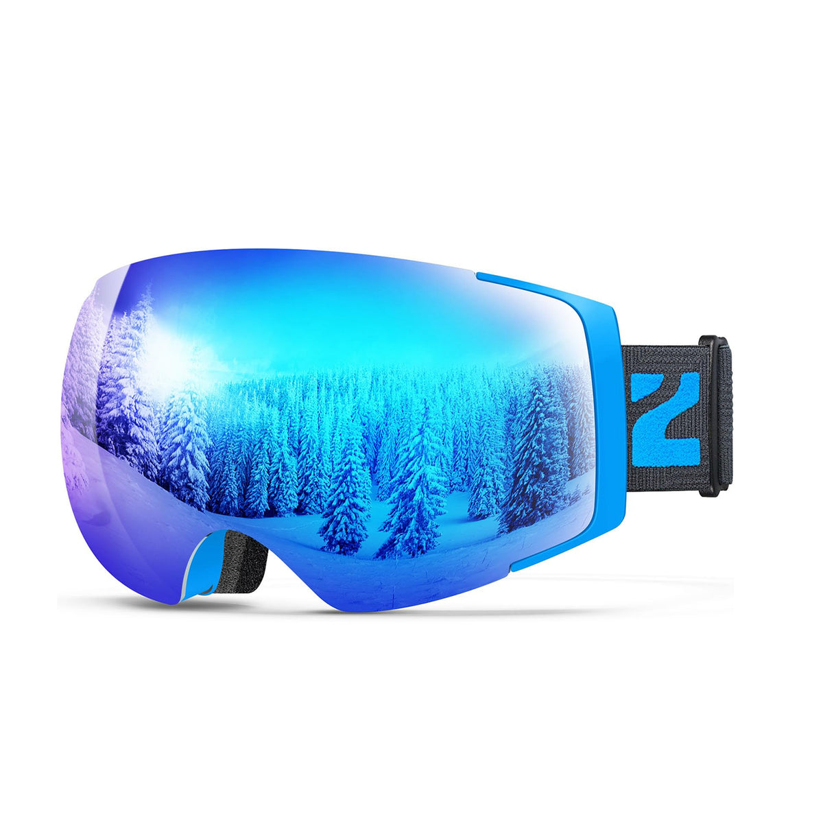 ZIONOR® X4 Magnetic Ski Goggles UV Protection Anti-fog for Men Women A