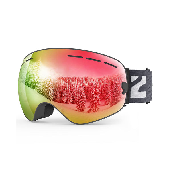 ZIONOR® X Ski Goggles - OTG Snowboard Goggles Detachable Lens for Men Women Adult