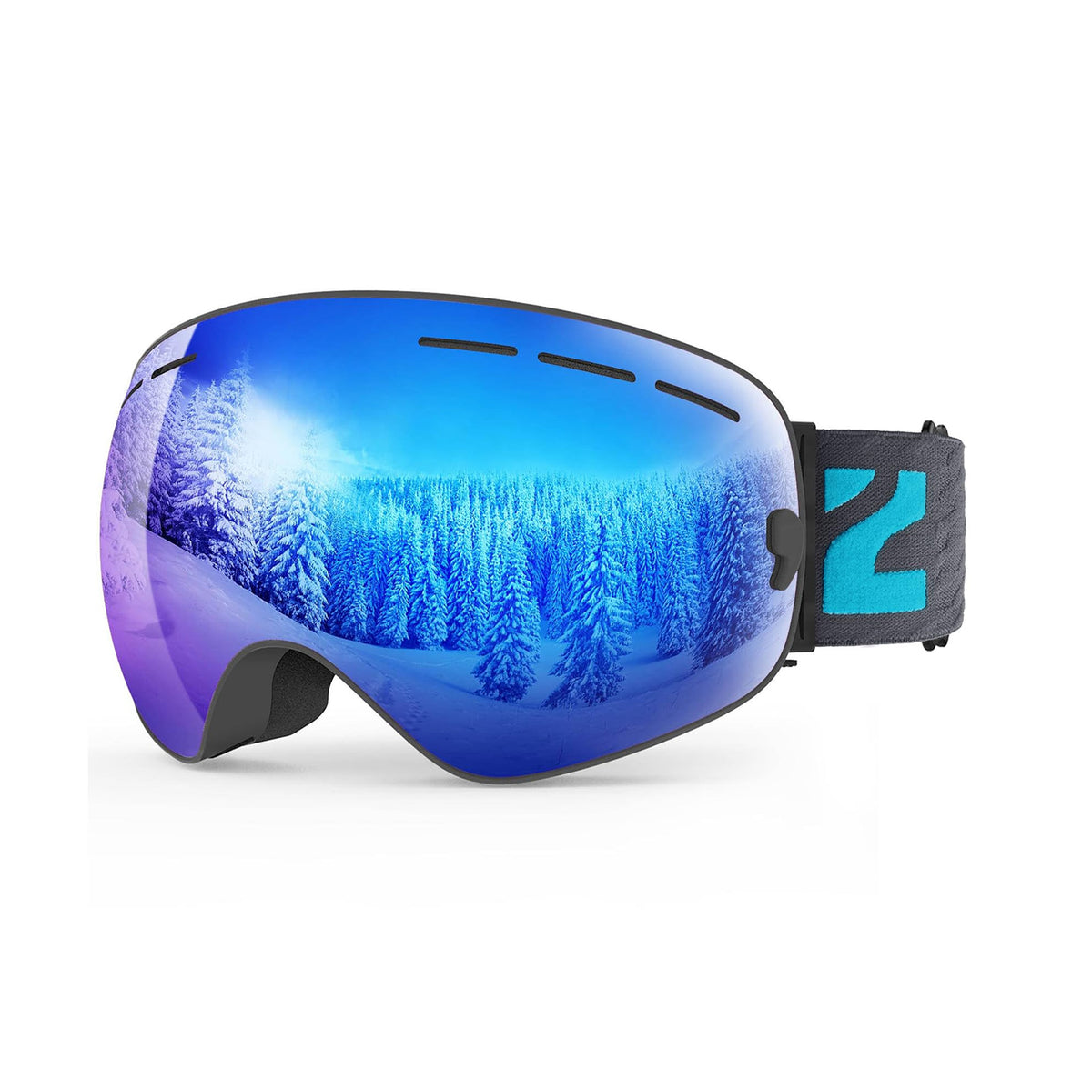 ZIONOR® X Ski Goggles OTG Snowboard Goggles Detachable Lens for Men