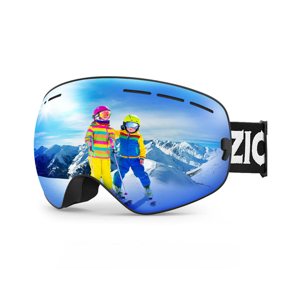 ZIONOR® XMINI Kids Ski Goggles, Snowboard Snow Goggles for Boys Girls Youth
