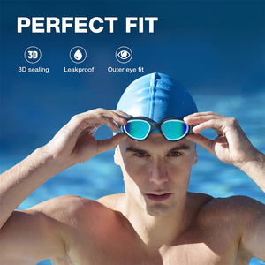 ZIONOR® G1 Polarized Swim Goggles Anti-fog UV Protection for Adult Men Women