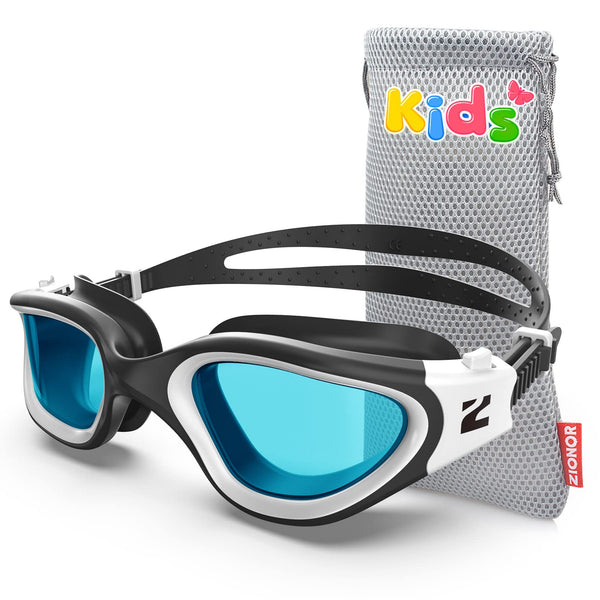 ZIONOR Kids Swim Goggles, G1MINI SE Anti-Fog Swimming Goggles for Kid Child 6-14