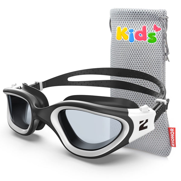 ZIONOR Kids Swim Goggles, G1MINI SE Anti-Fog Swimming Goggles for Kid Child 6-14