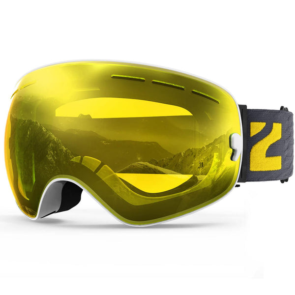 ZIONOR® X Ski Goggles - OTG Snowboard Goggles Detachable Lens for Men Women Adult
