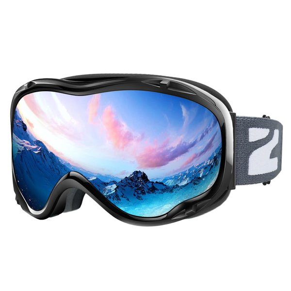 Supertrip Anti-Fog Ski Goggles - Dual Layer UV Protection Snowboard Goggles For Men & Women