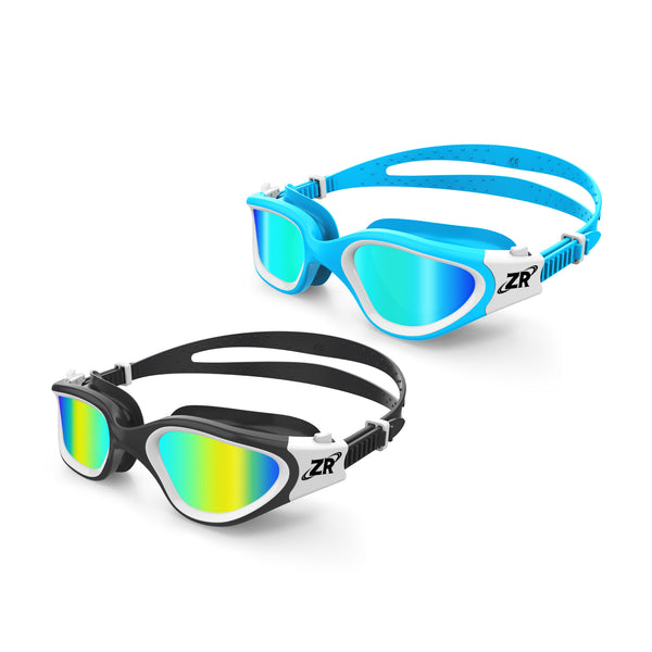 ZIONOR® 2 Packs G1MNI Kids Polarized Swim Goggles Anti-fog UV Protection