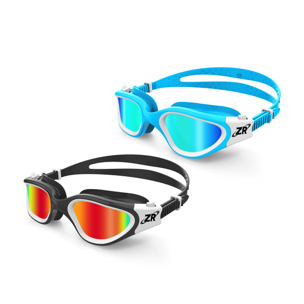 ZIONOR® 2 Packs G1MNI Kids Polarized Swim Goggles Anti-fog UV Protection
