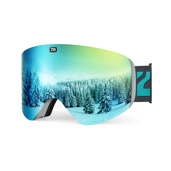 cylindrical ski goggles ZIONOR® X11 Ski Goggles Magnetic Cylindrical Snowboard Snow Goggles fo