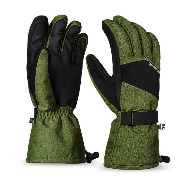 ZIONOR Waterproof Ski Gloves with 3M Thinsulate Insulation Touchscreen Gloves for Adult