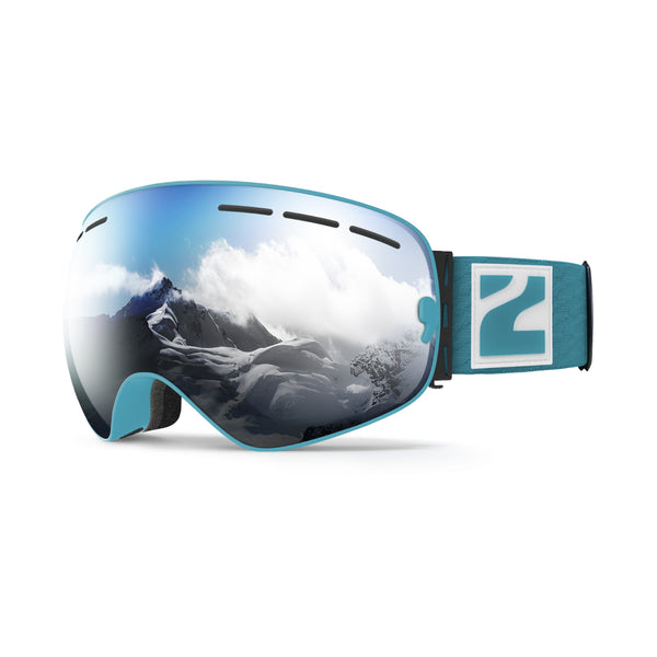 ZIONOR X Ski Goggles OTG Snowboard Goggles Detachable Lens for Men Women Adult