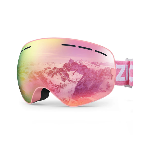 ZIONOR® XMINI Kids Ski Goggles, Snowboard Snow Goggles for Boys Girls