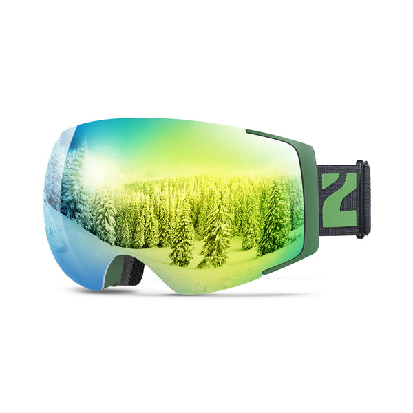 ZIONOR X4 Magnetic Ski Goggles UV Protection Anti-fog for Men Women Adult