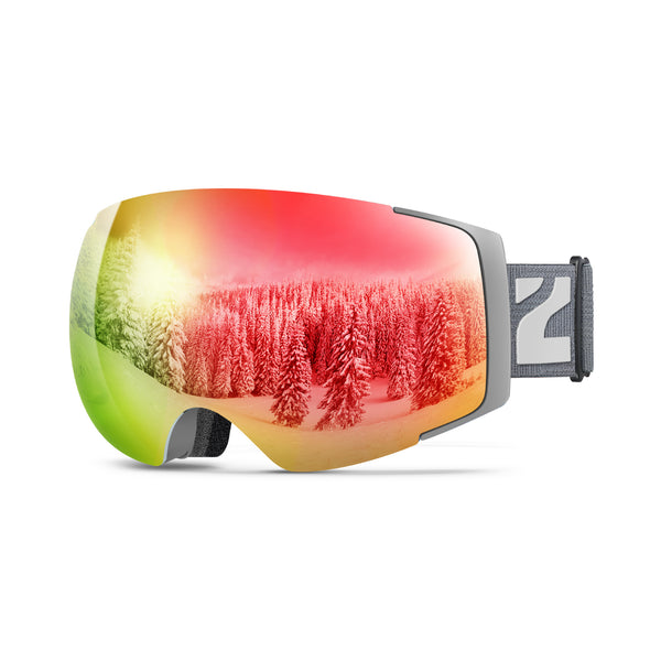 ZIONOR® X4 Magnetic Ski Goggles UV Protection Anti-fog for Men Women A